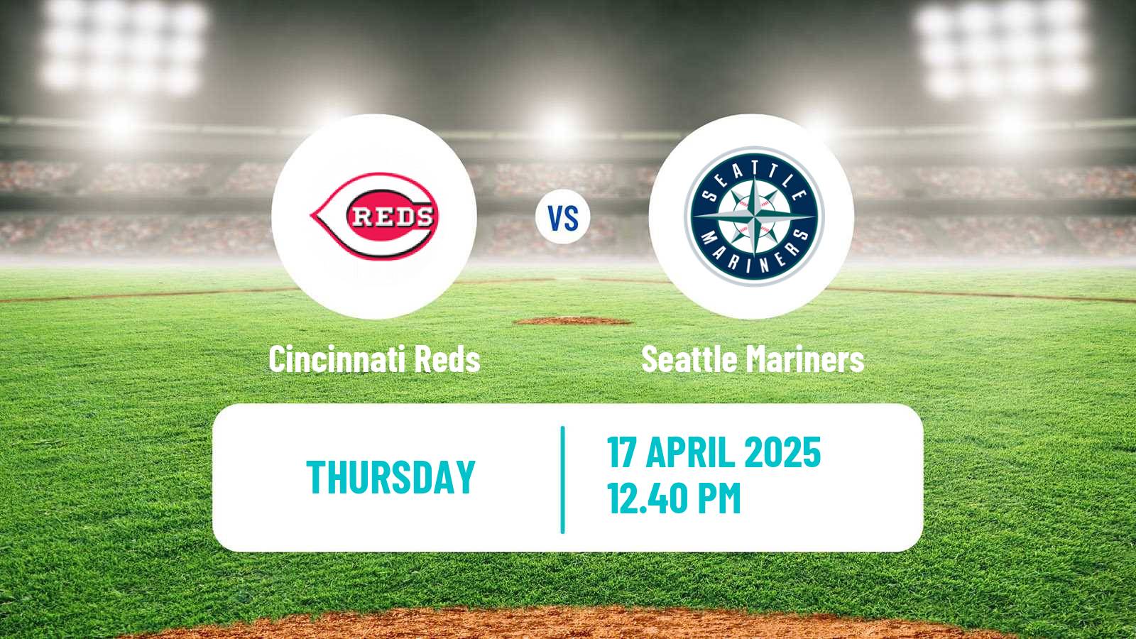 Baseball MLB Cincinnati Reds - Seattle Mariners
