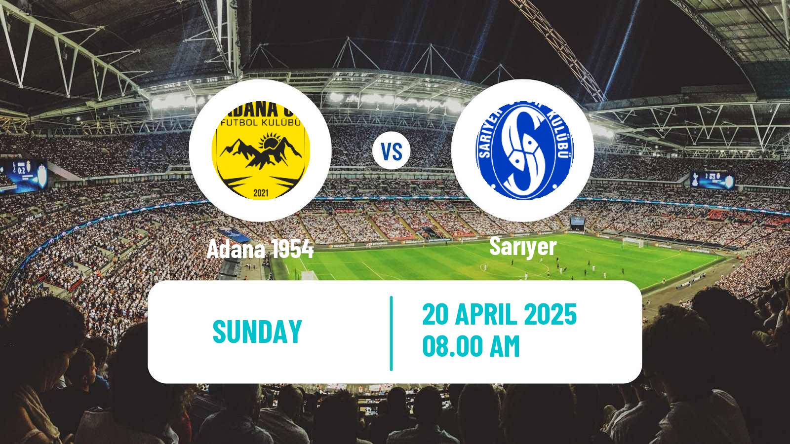 Soccer Turkish Second League White Group Adana 1954 - Sarıyer