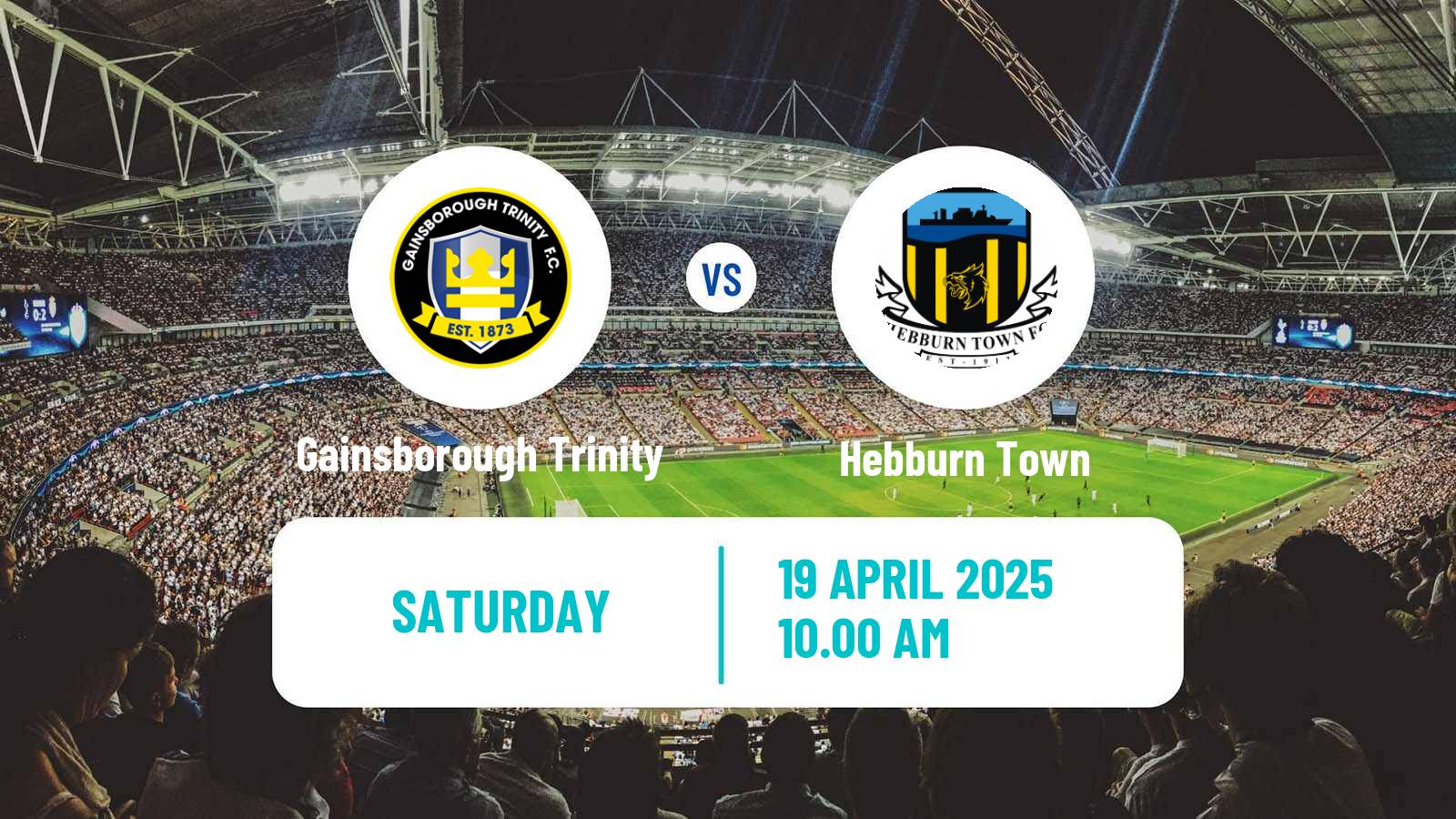 Soccer English NPL Premier Division Gainsborough Trinity - Hebburn Town