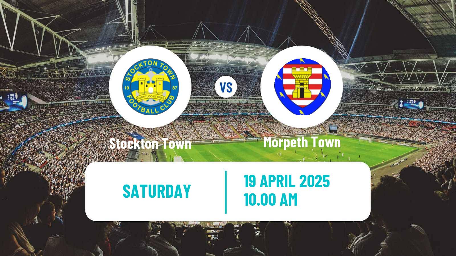 Soccer English NPL Premier Division Stockton Town - Morpeth Town