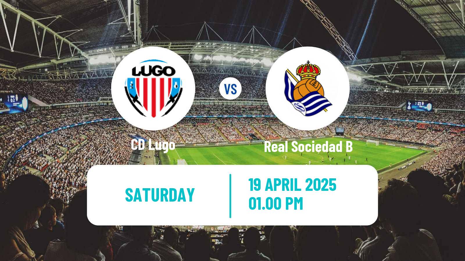 Soccer Spanish Primera RFEF Group 1 Lugo - Real Sociedad B