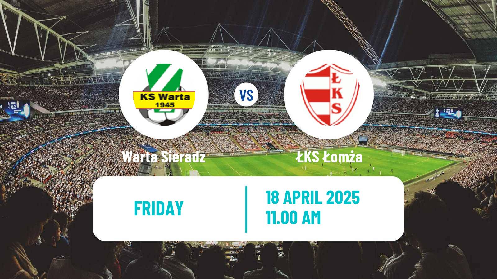 Soccer Polish Division 3 - Group I Warta Sieradz - ŁKS Łomża