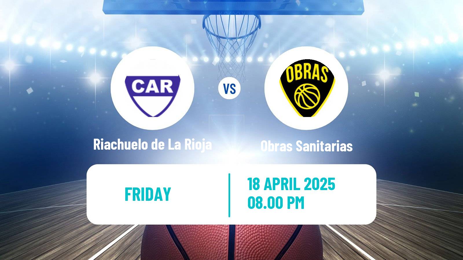 Basketball Argentinian LNB Riachuelo de La Rioja - Obras Sanitarias