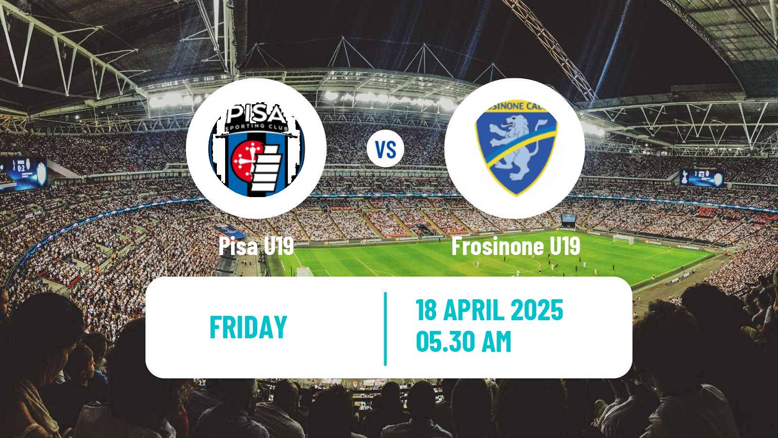 Soccer Italian Primavera 2 Pisa U19 - Frosinone U19