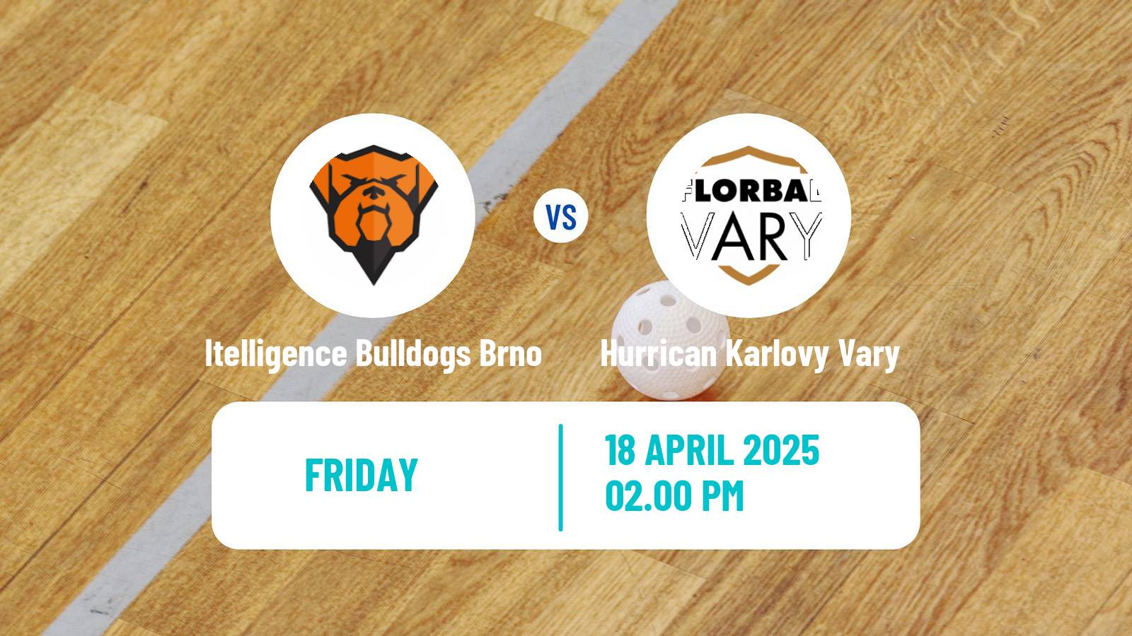 Floorball Czech Superliga Floorball Itelligence Bulldogs Brno - Hurrican Karlovy Vary