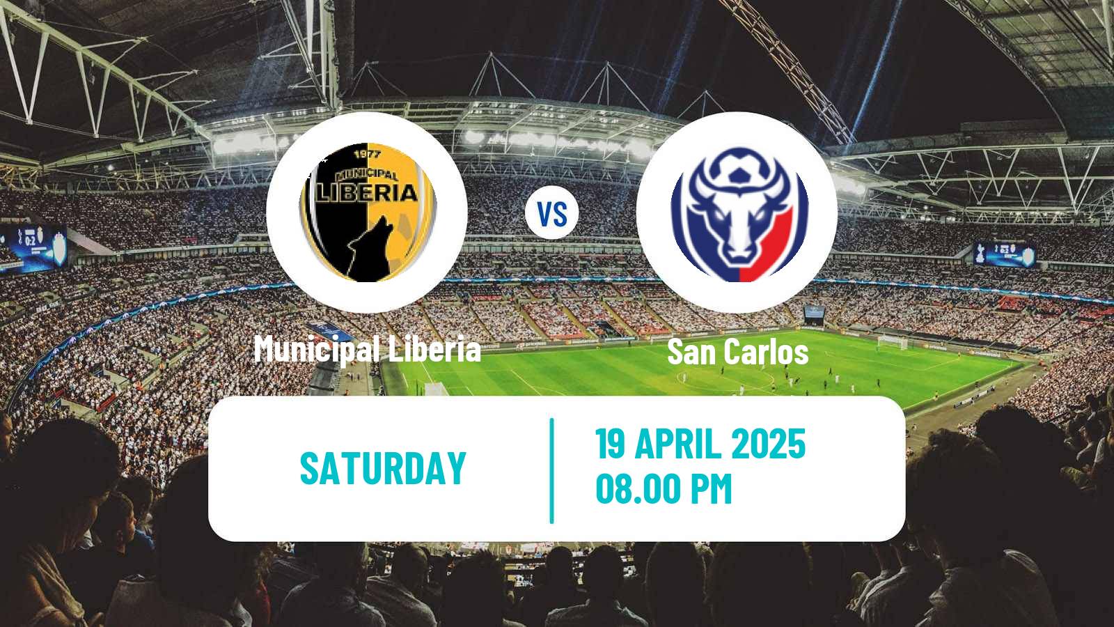 Soccer Costa Rican Primera Division Municipal Liberia - San Carlos