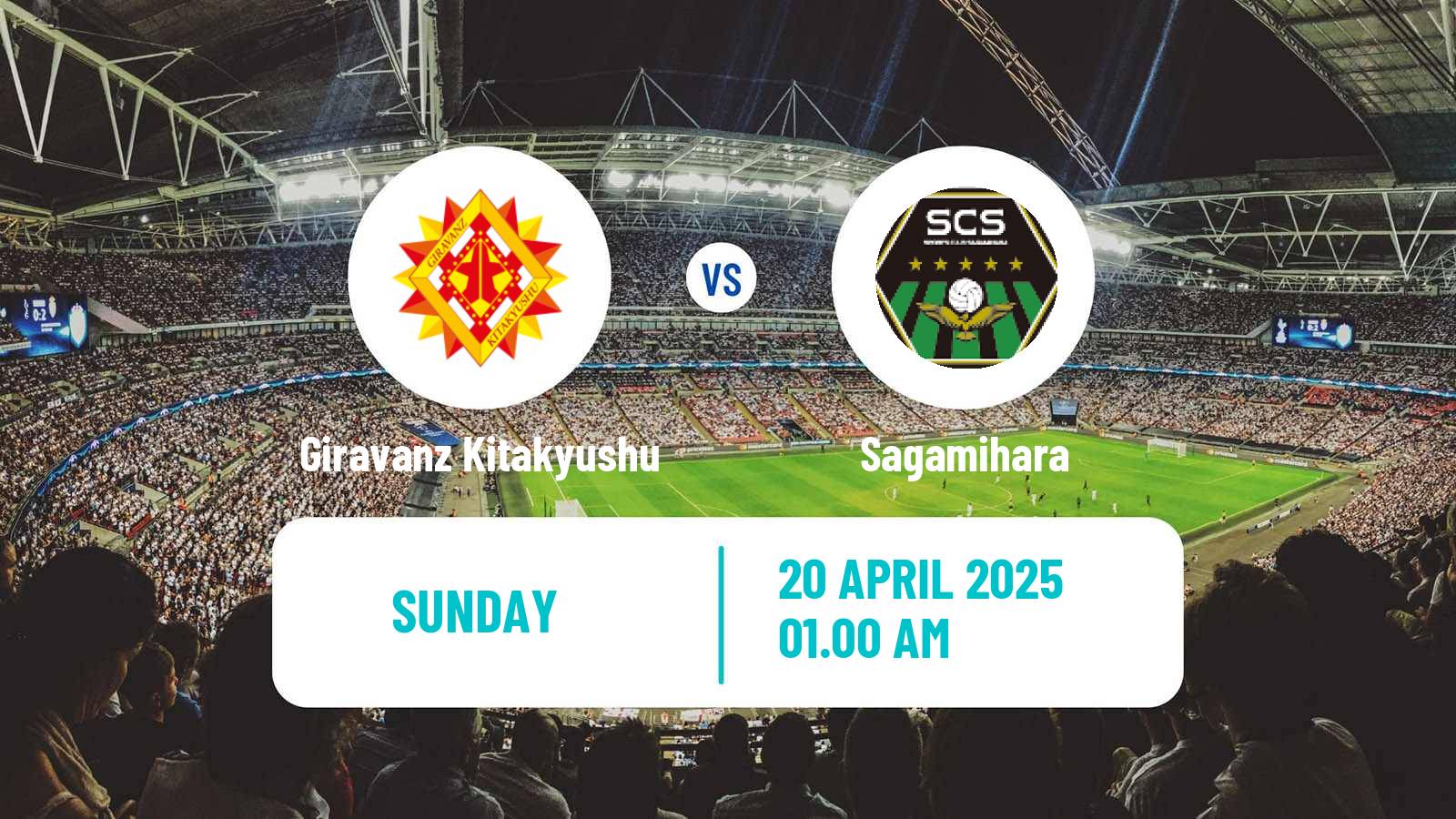 Soccer Japan J3 League Giravanz Kitakyushu - Sagamihara