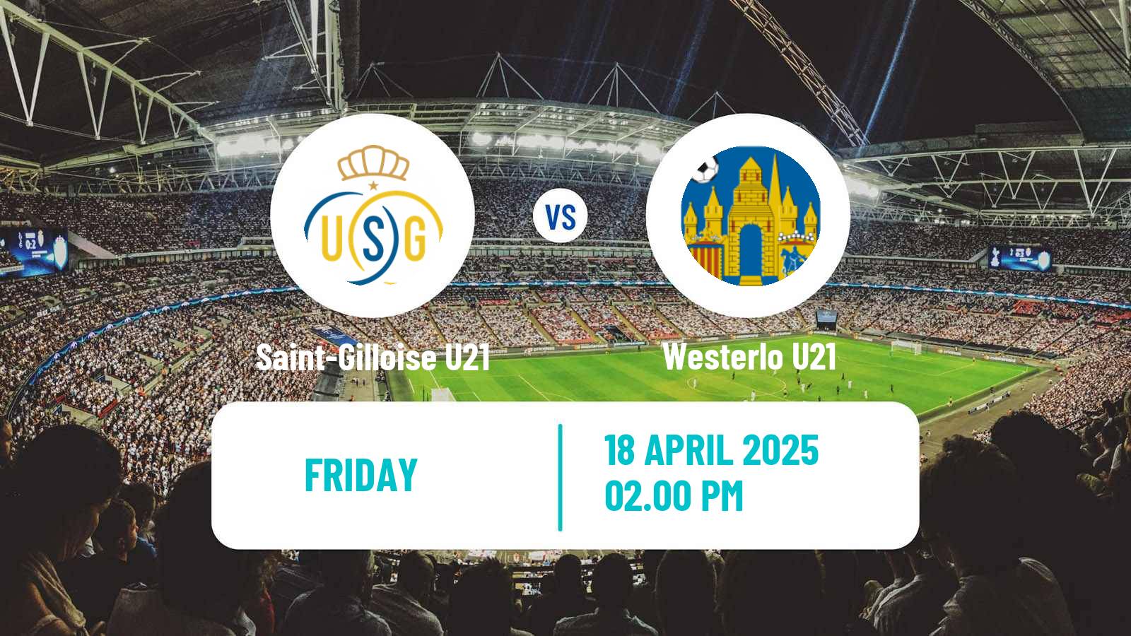 Soccer Belgian Pro League U21 Saint-Gilloise U21 - Westerlo U21
