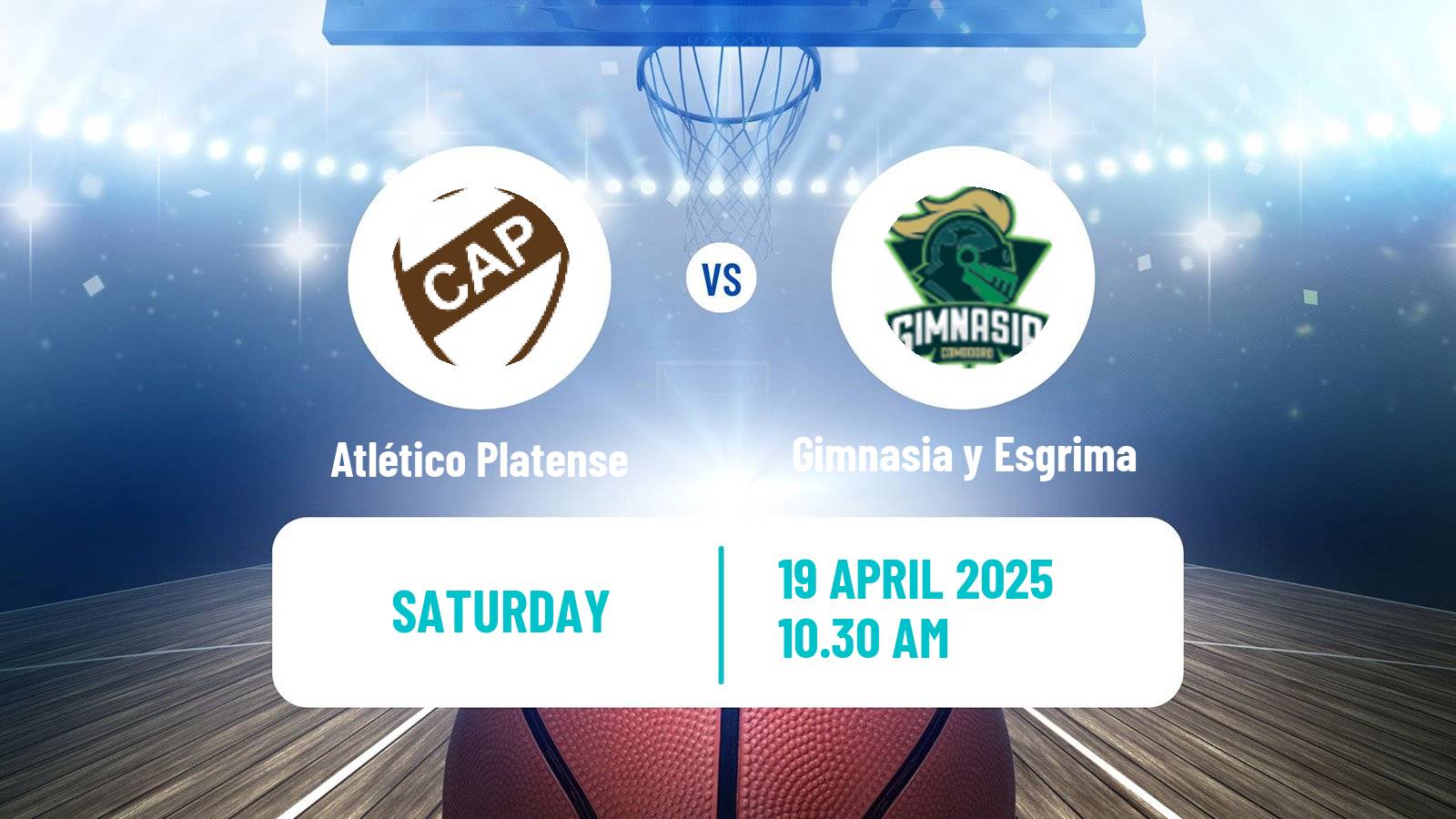 Basketball Argentinian LNB Atlético Platense - Gimnasia y Esgrima