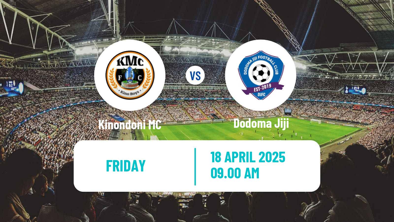 Soccer Tanzanian Premier League Kinondoni MC - Dodoma Jiji