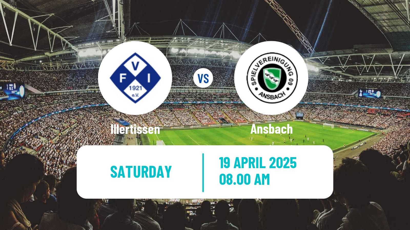 Soccer German Regionalliga Bayern Illertissen - Ansbach