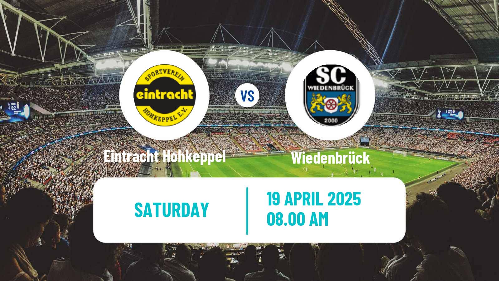 Soccer German Regionalliga West Eintracht Hohkeppel - Wiedenbrück