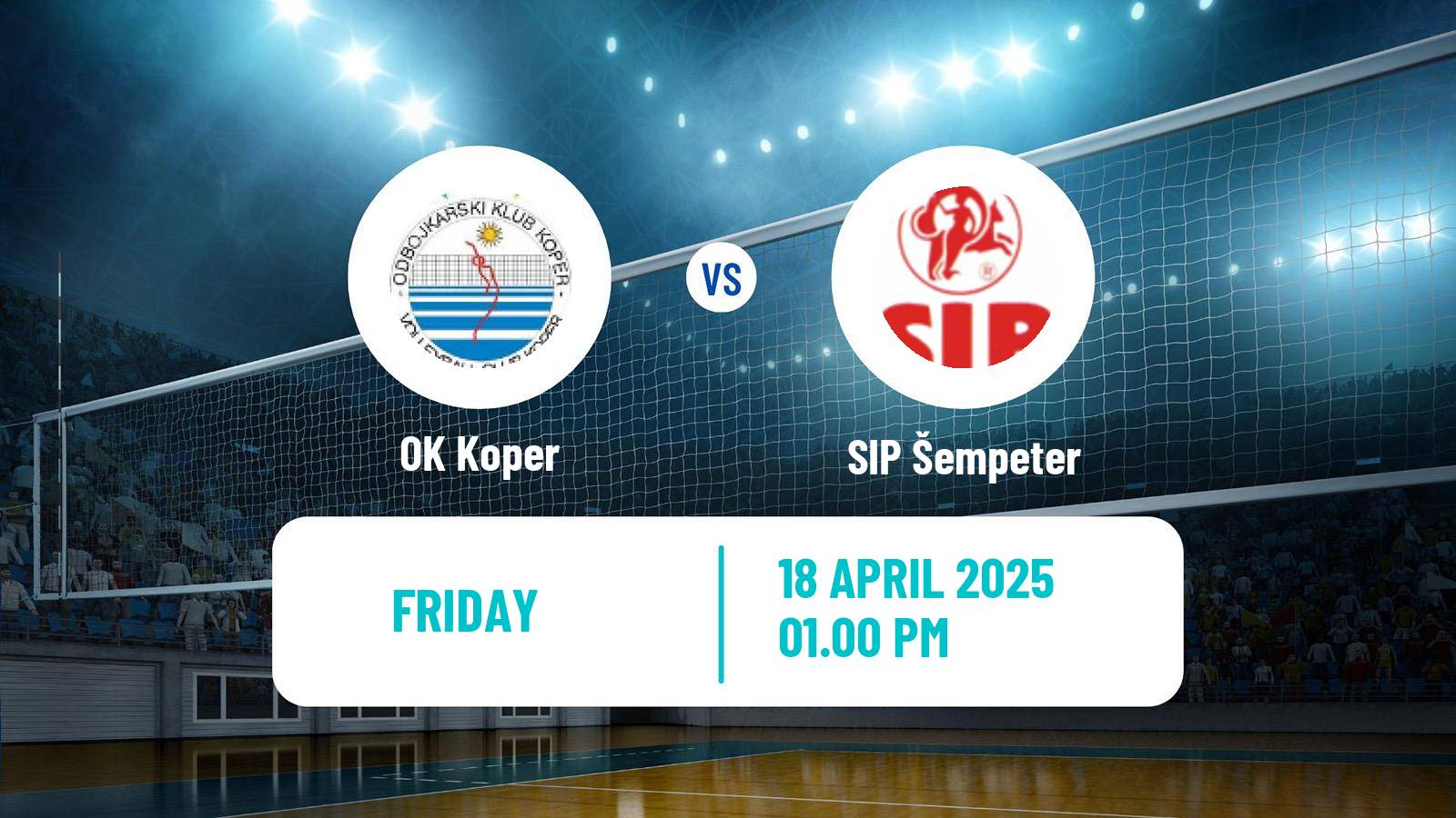 Volleyball Slovenian 1 DOL Volleyball Women Koper - SIP Šempeter