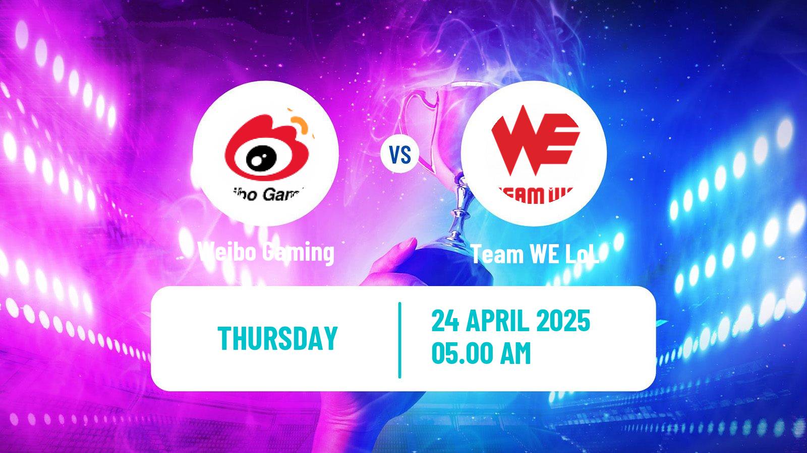 Esports League Of Legends Lpl Weibo Gaming - Team WE