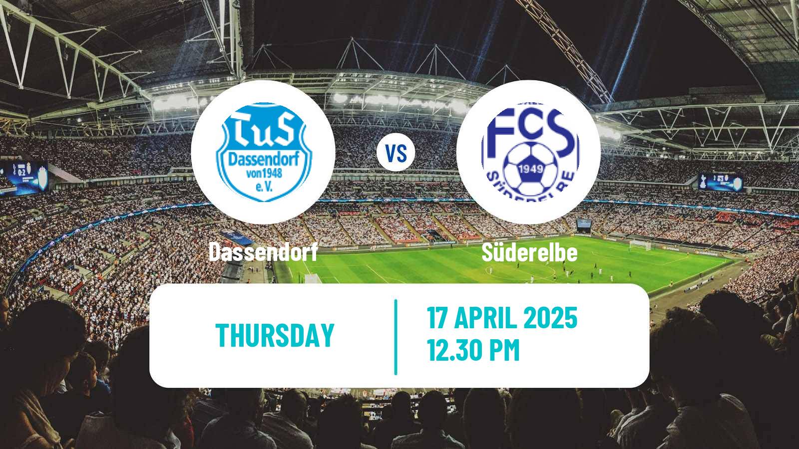 Soccer German Oberliga Hamburg Dassendorf - Süderelbe