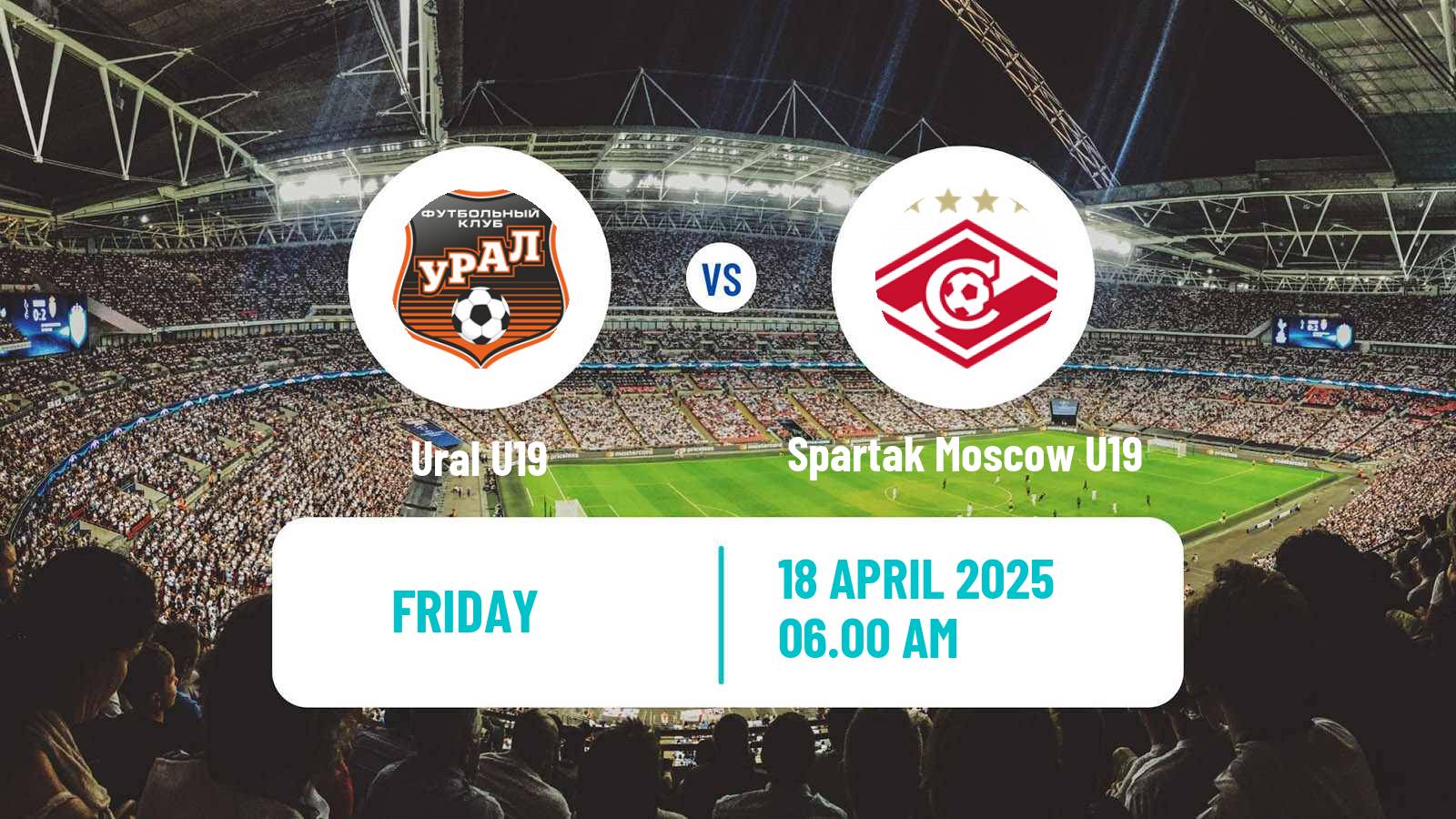 Soccer Russian Youth League Ural U19 - Spartak Moscow U19