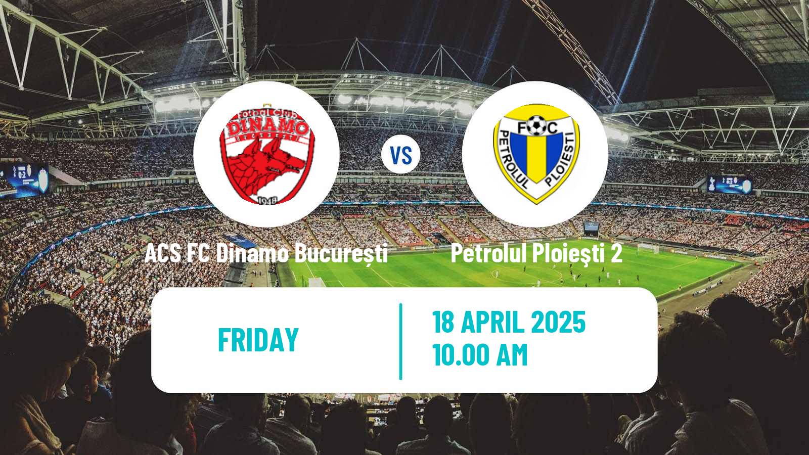 Soccer Romanian Liga 3 - Seria 5 ACS FC Dinamo București - Petrolul Ploieşti 2