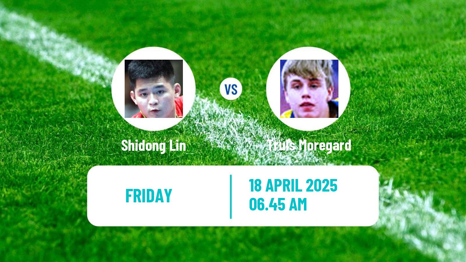 Table tennis World Cup Men Shidong Lin - Truls Moregard