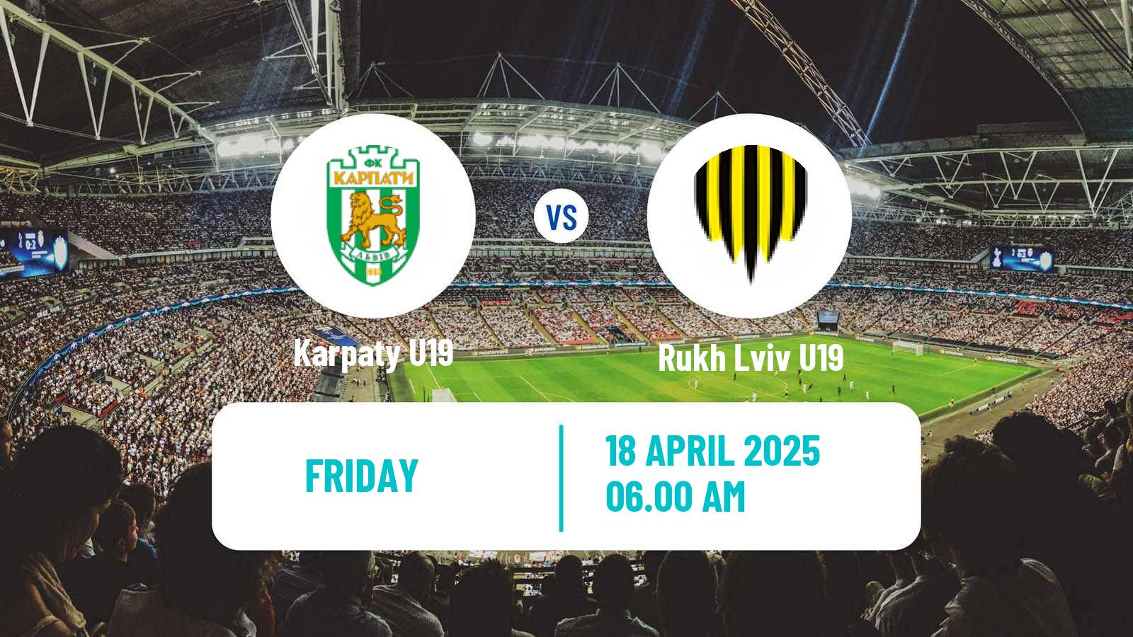 Soccer Ukrainian U19 League Karpaty U19 - Rukh Lviv U19