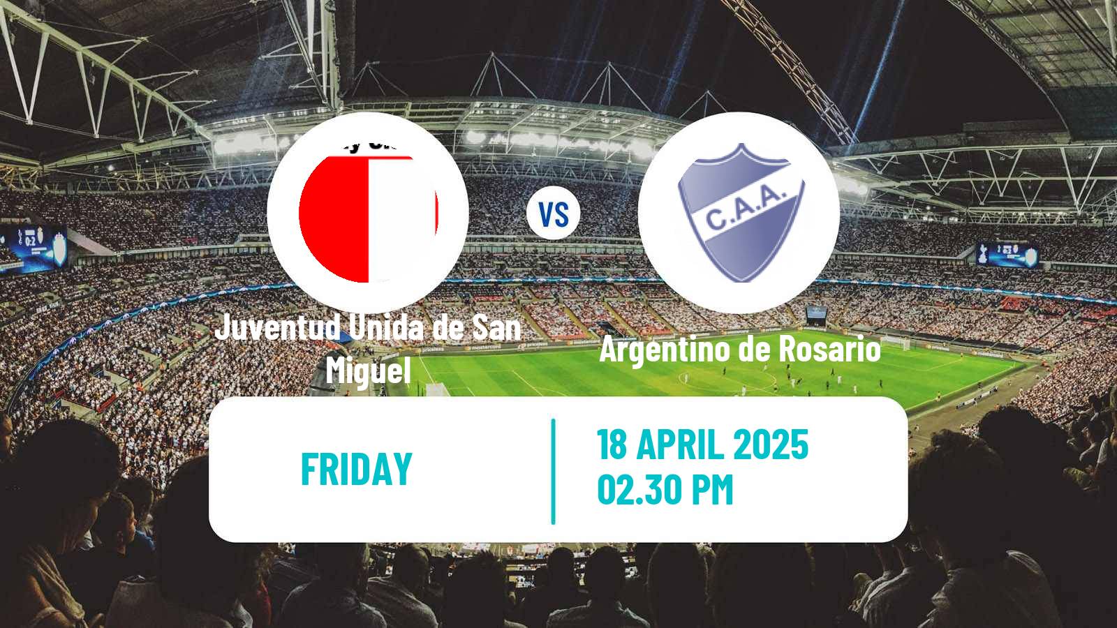 Soccer Argentinian Primera C Juventud Unida de San Miguel - Argentino de Rosario