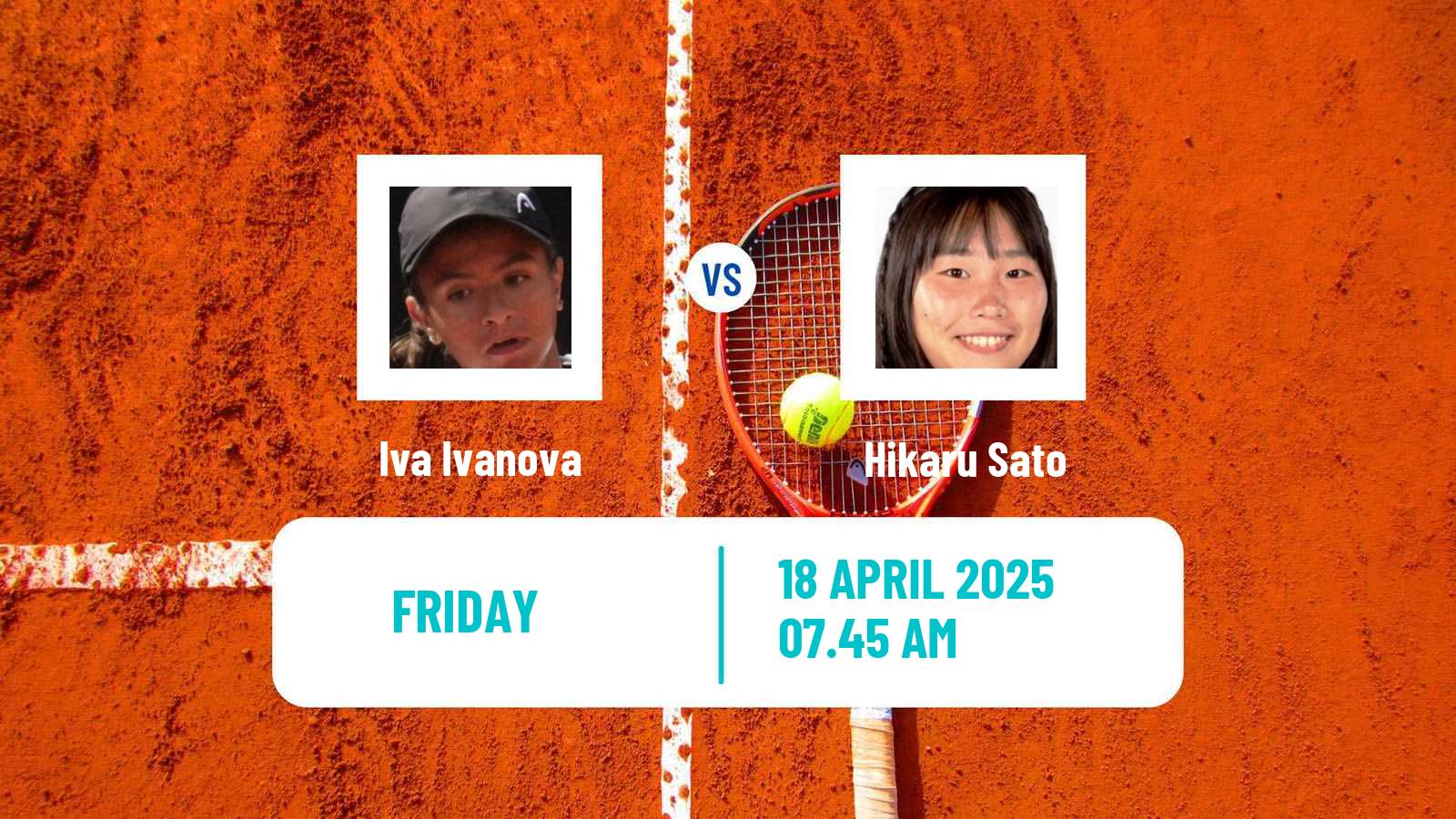 Tennis ITF W35 Santa Margherita Di Pula 3 Women Iva Ivanova - Hikaru Sato