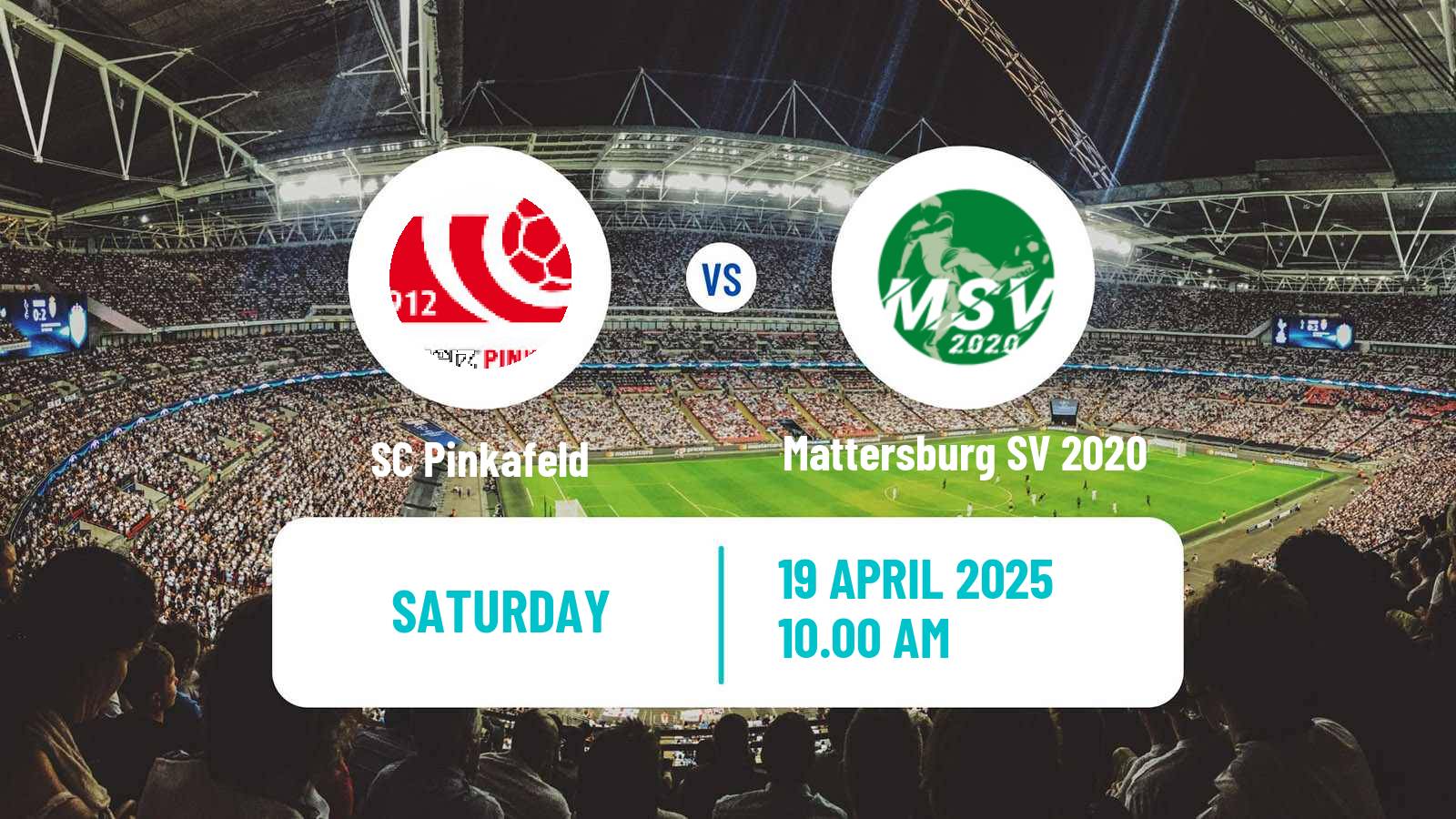 Soccer Austrian Landesliga Burgenland Pinkafeld - Mattersburg SV 2020