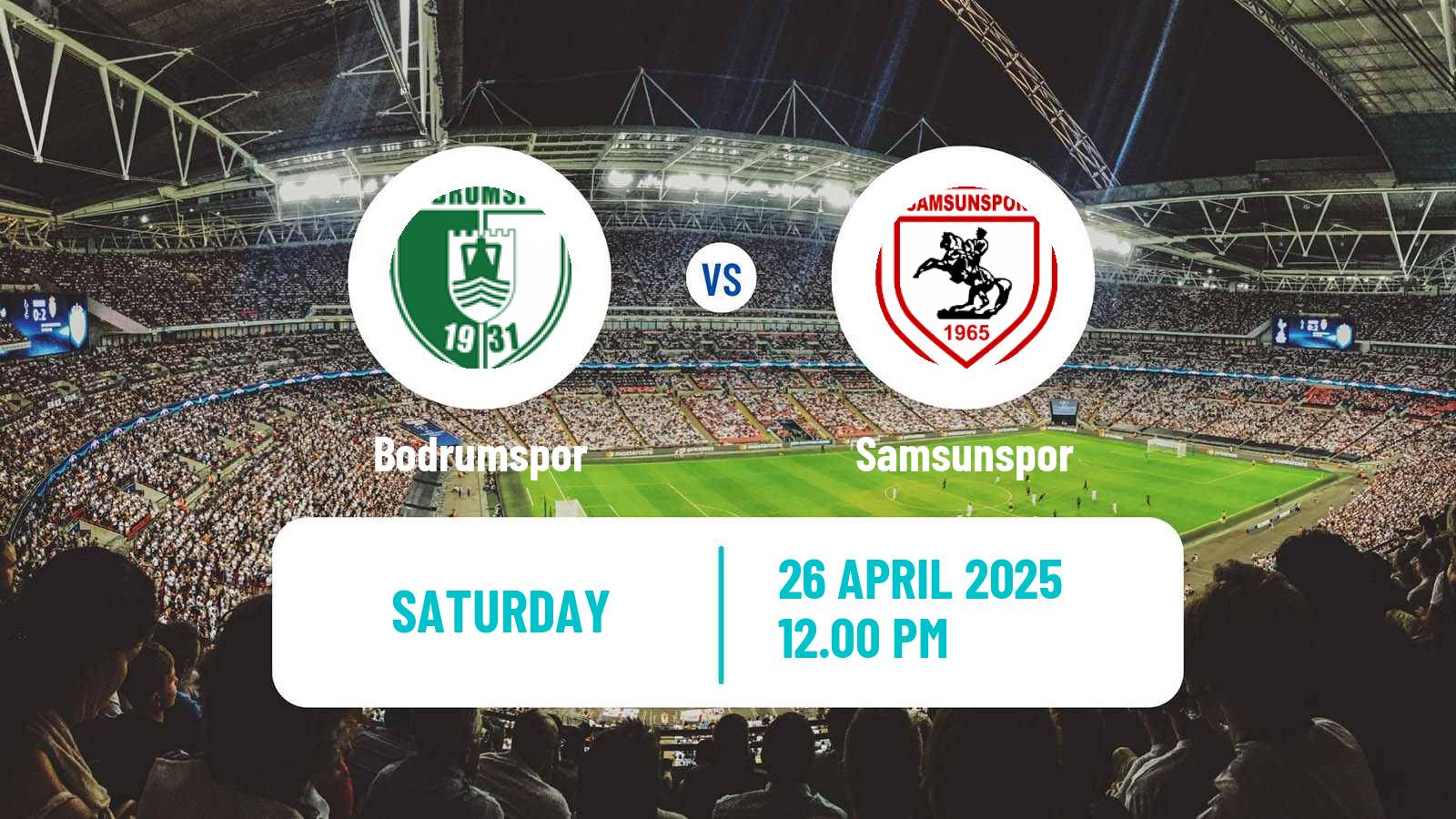 Soccer Turkish Super League Bodrumspor - Samsunspor