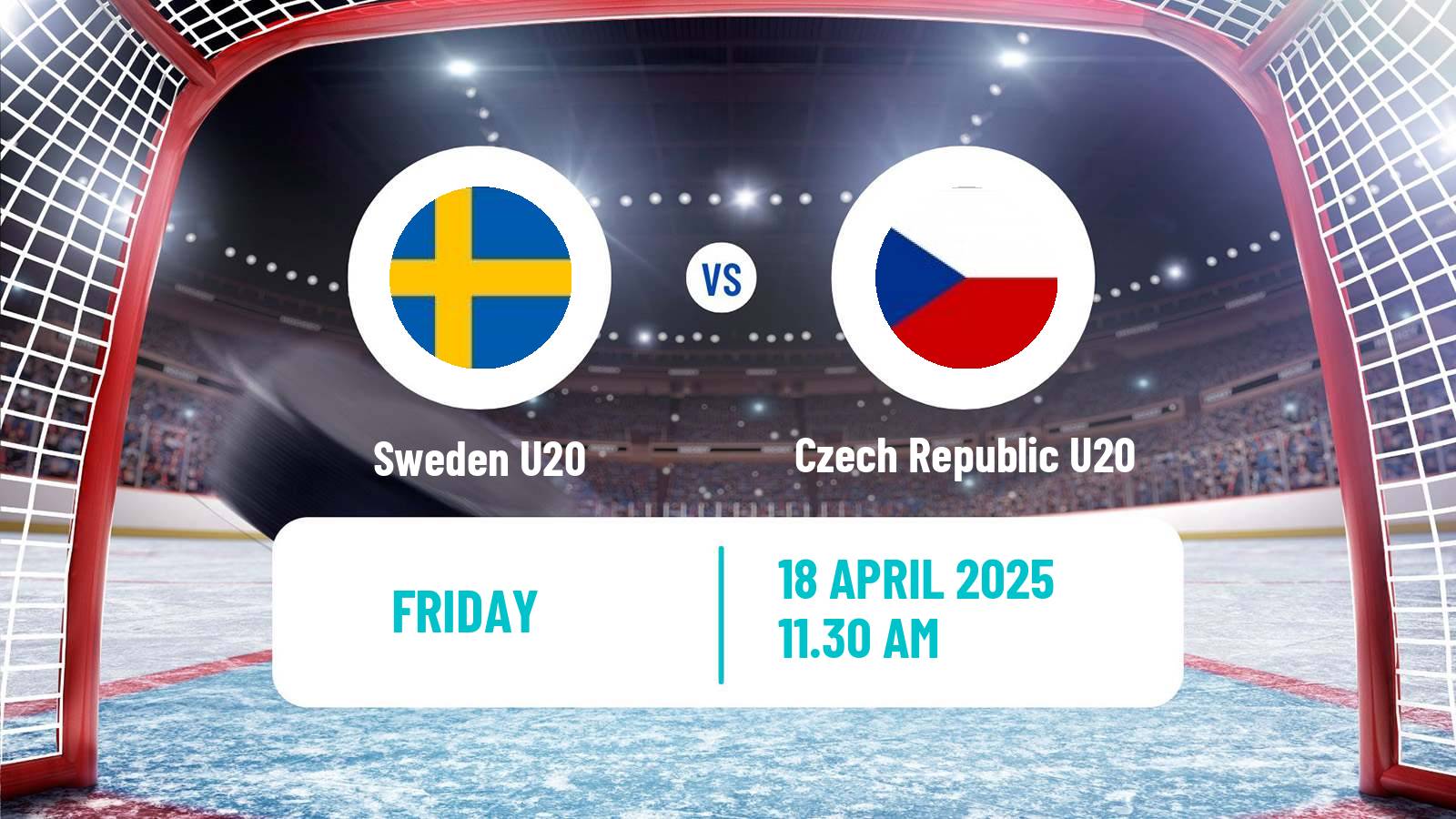 Hockey Friendly International Ice Hockey Sweden U20 - Czech Republic U20