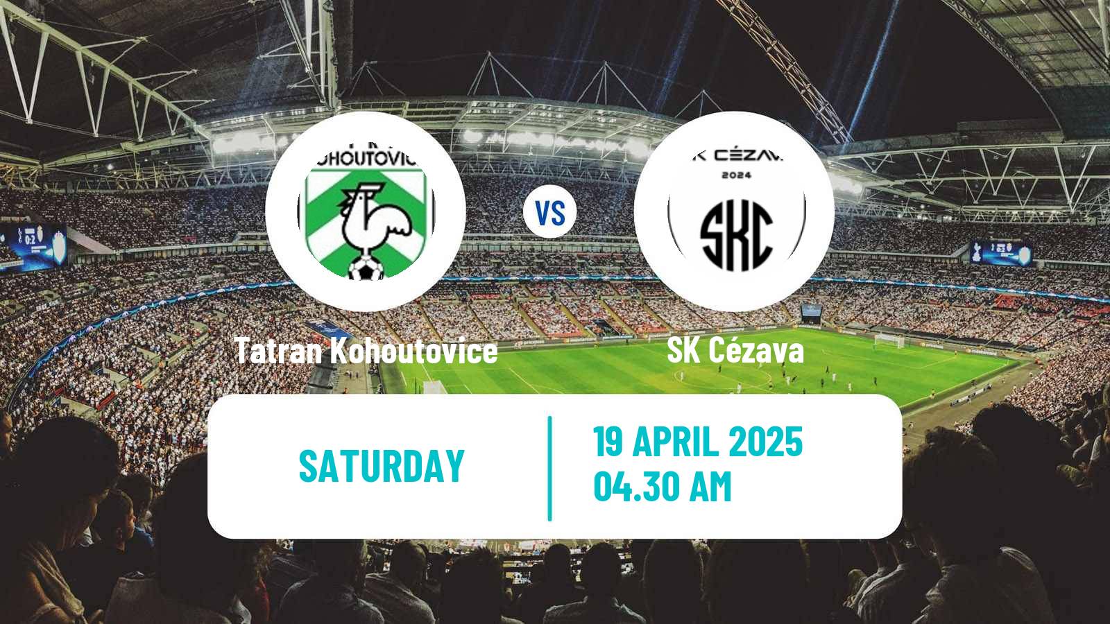 Soccer Czech Jihomoravsky KP Tatran Kohoutovice - Cézava