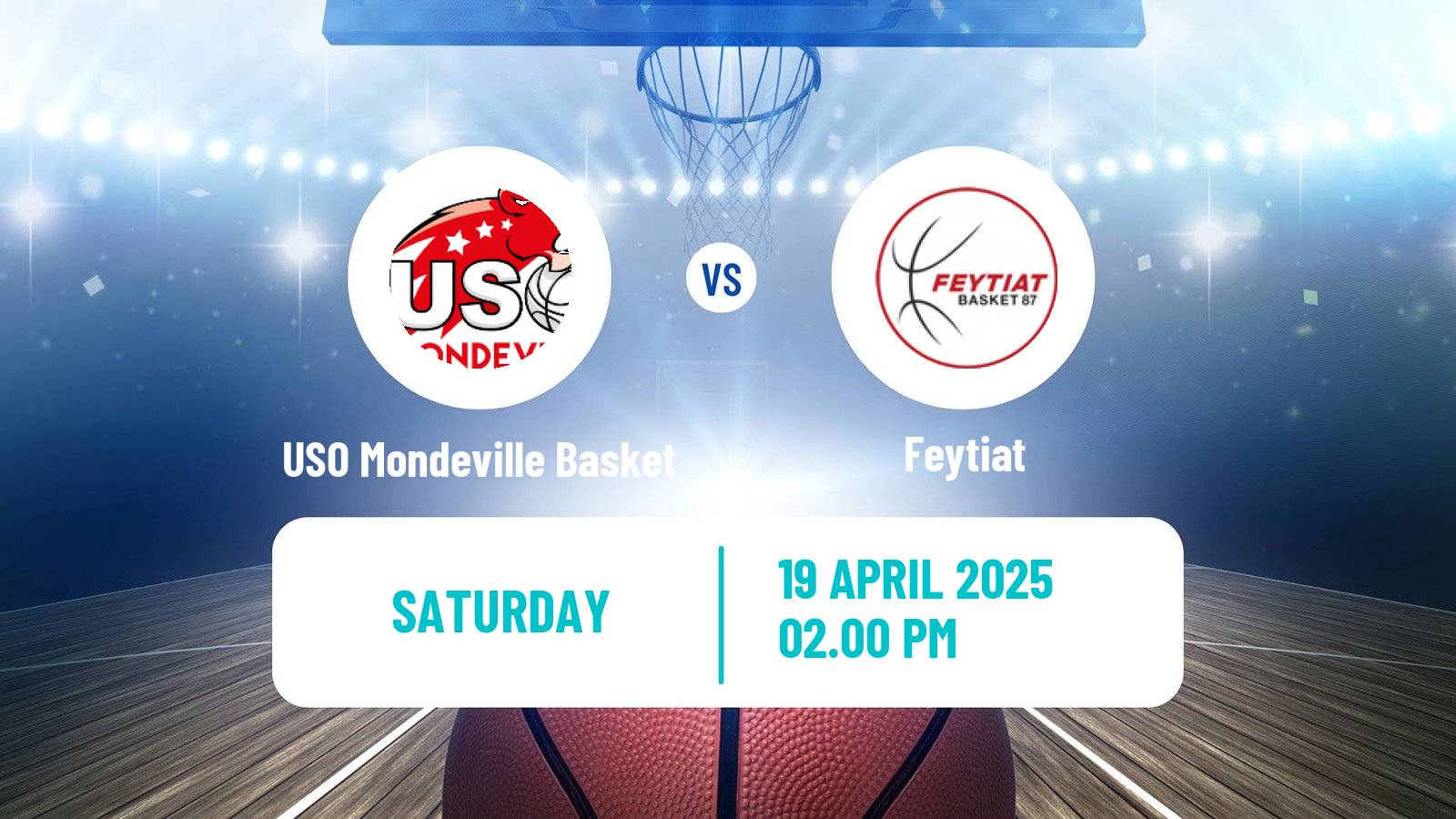Basketball French Ligue 2 Basketball Women USO Mondeville Basket - Feytiat