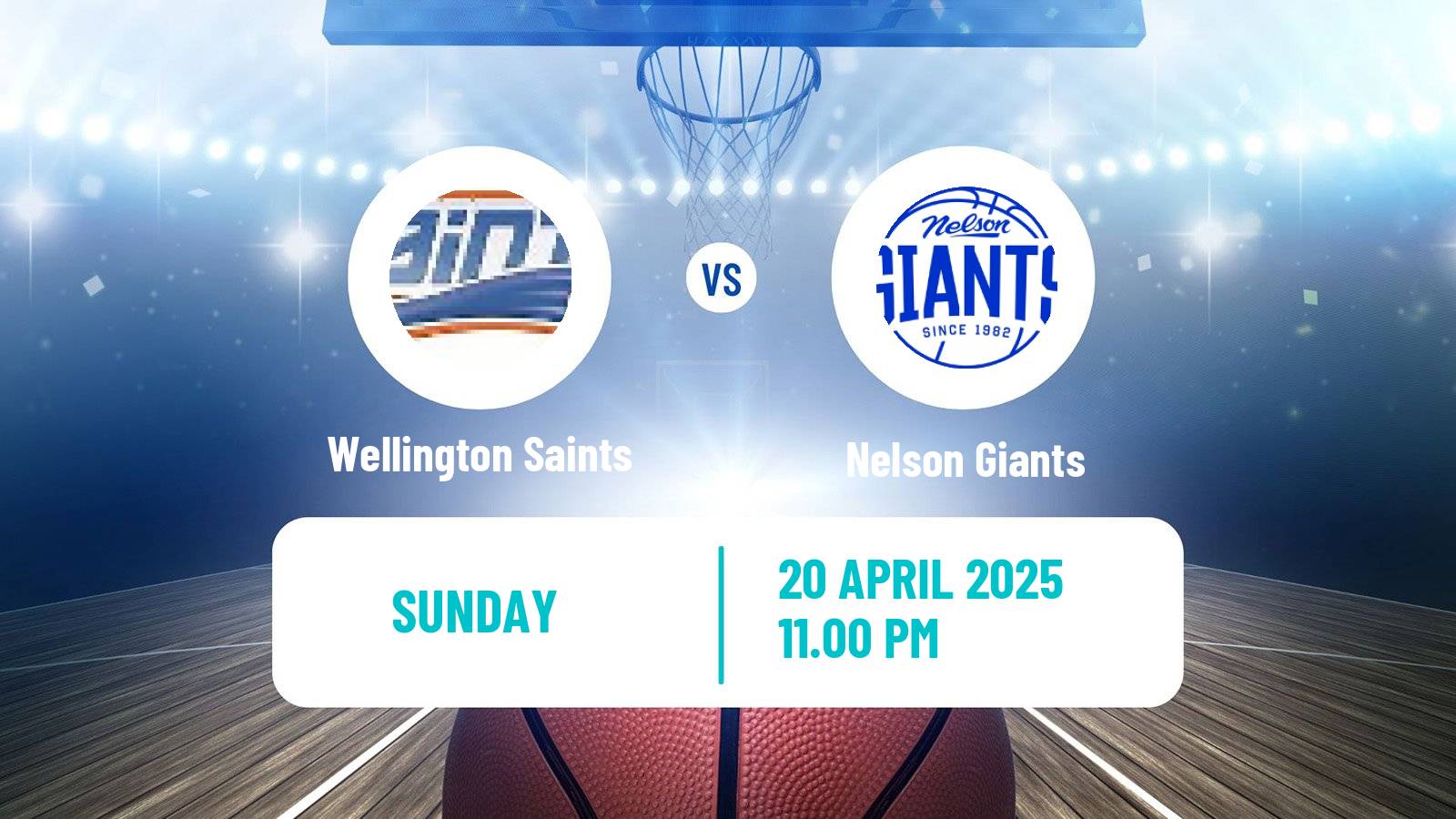Basketball New Zealand NBL Wellington Saints - Nelson Giants