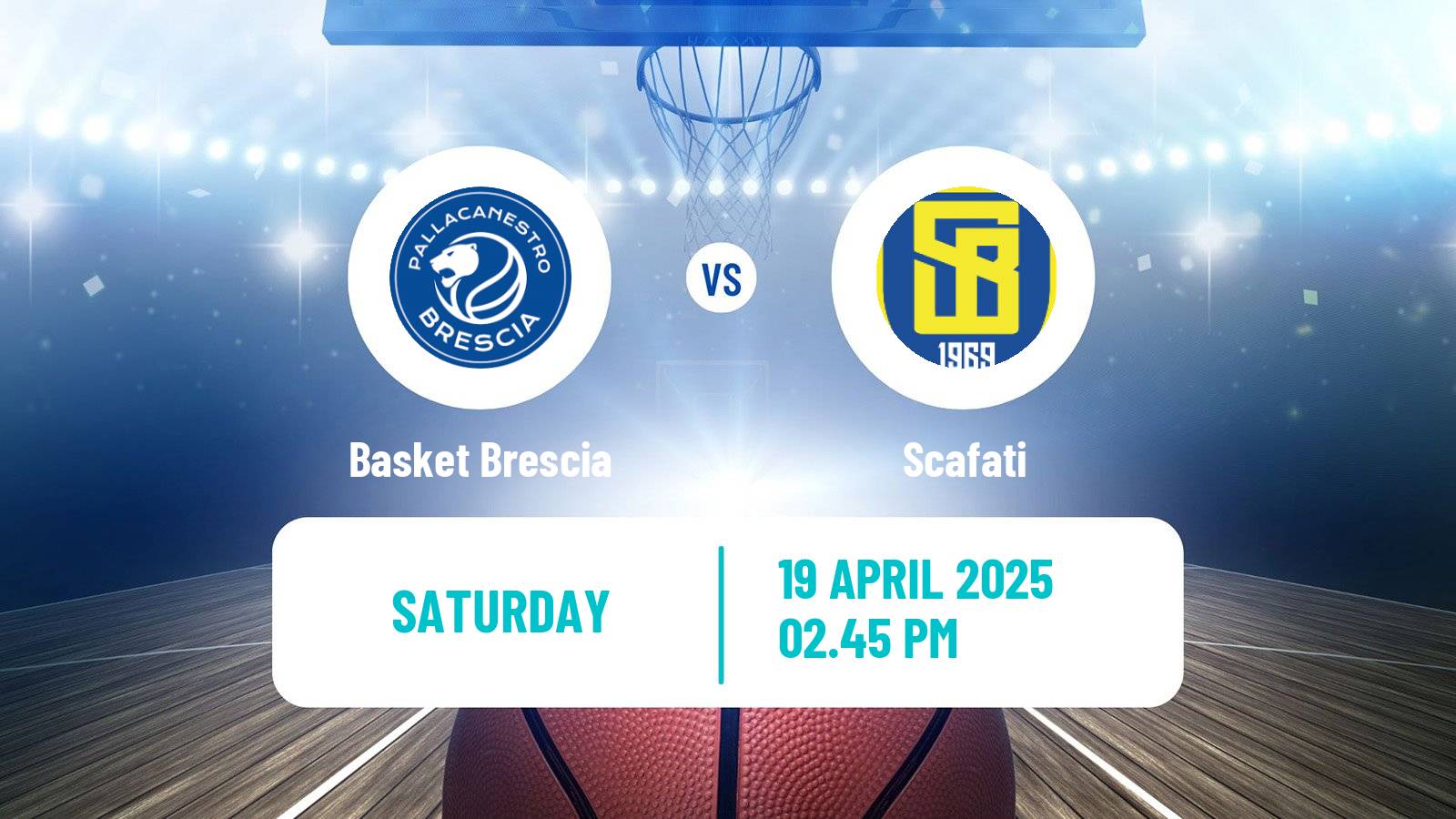 Basketball Italian Lega A Basketball Basket Brescia - Scafati