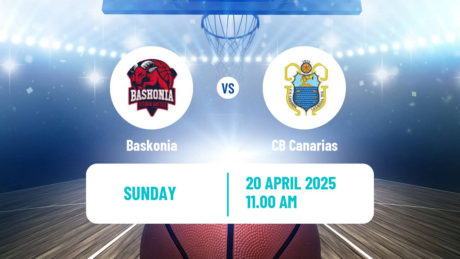 Basketball Spanish ACB League Baskonia - Canarias