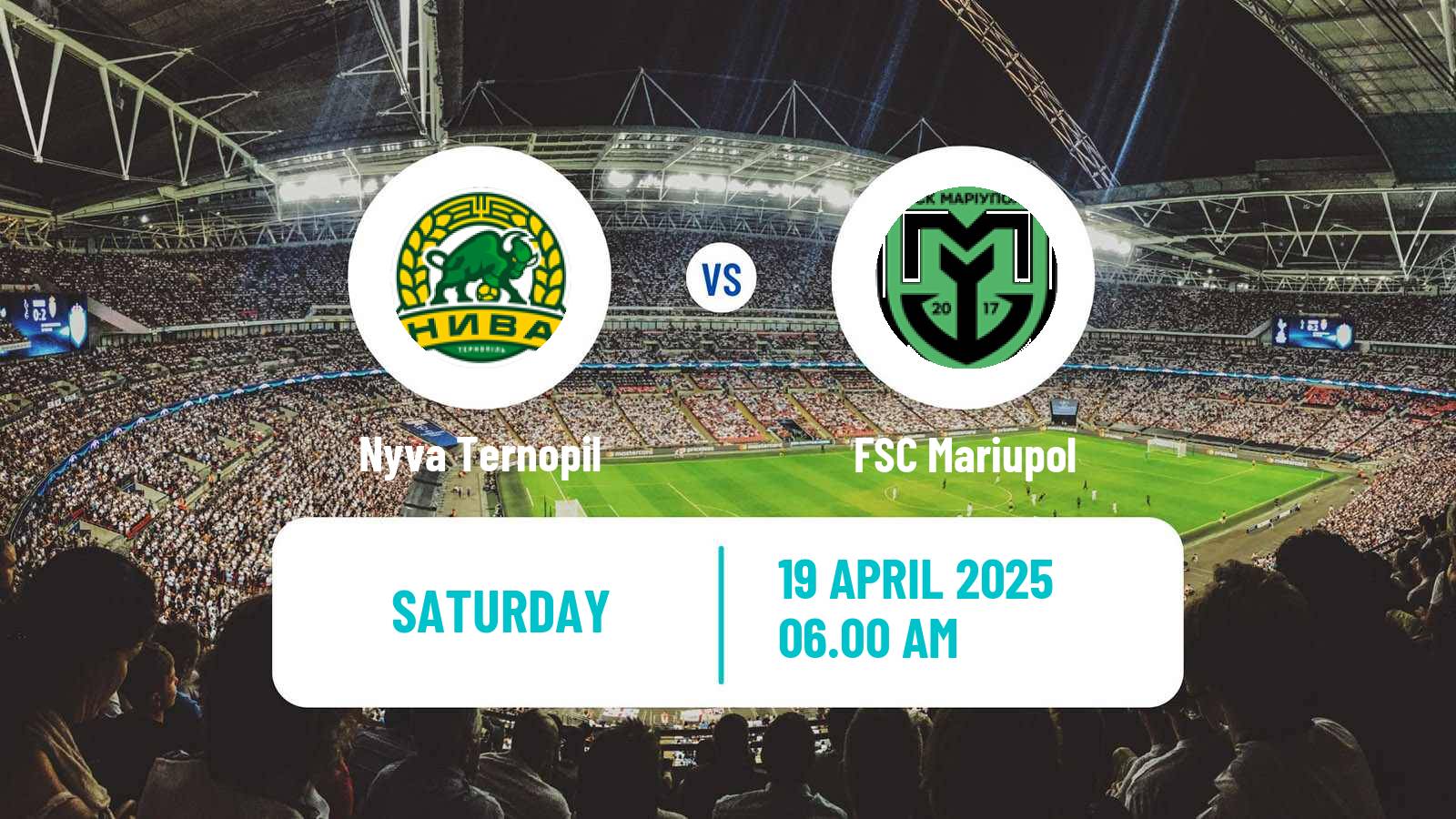 Soccer Ukrainian Persha Liga Nyva Ternopil - FSC Mariupol