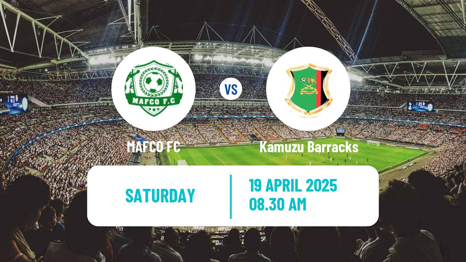 Soccer Malawi Premier Division MAFCO - Kamuzu Barracks