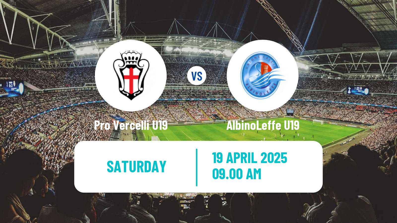 Soccer Italian Primavera 2 Pro Vercelli U19 - AlbinoLeffe U19