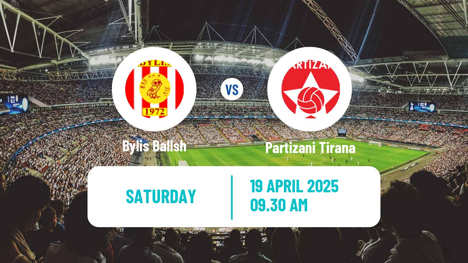 Soccer Albanian Super League Bylis Ballsh - Partizani Tirana