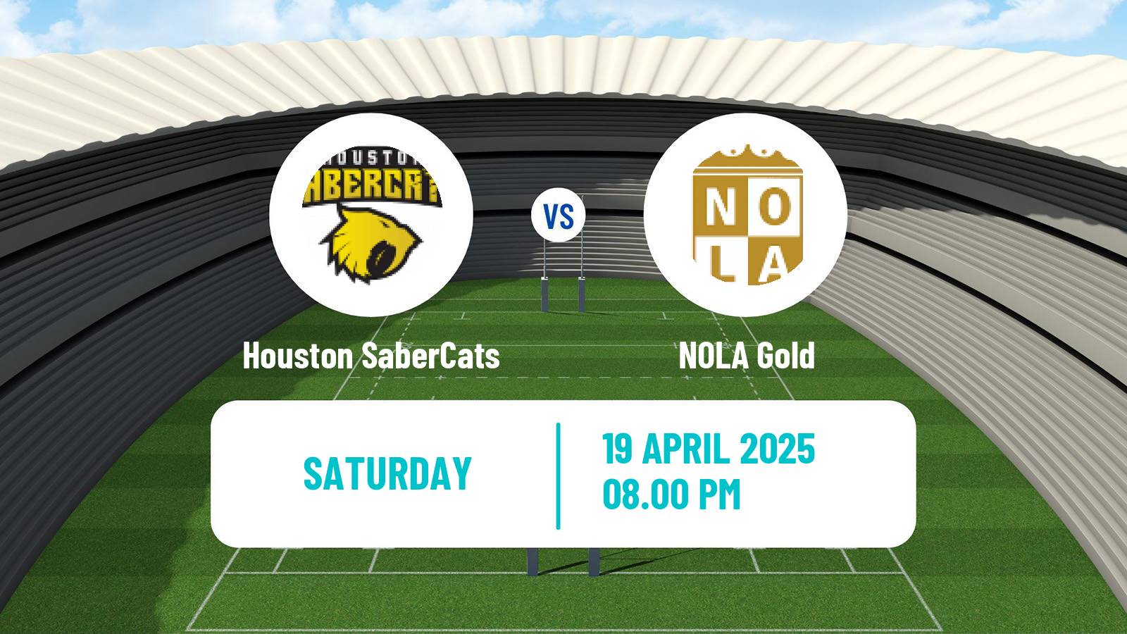 Rugby union USA Major League Rugby Houston SaberCats - NOLA Gold