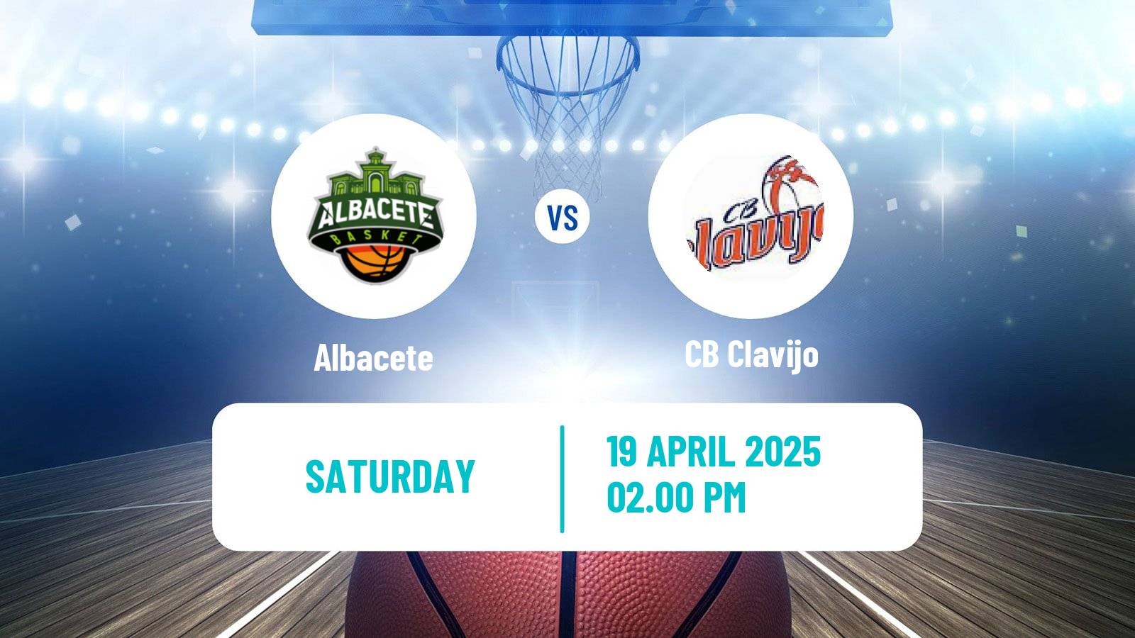 Basketball Spanish LEB Plata Albacete - Clavijo