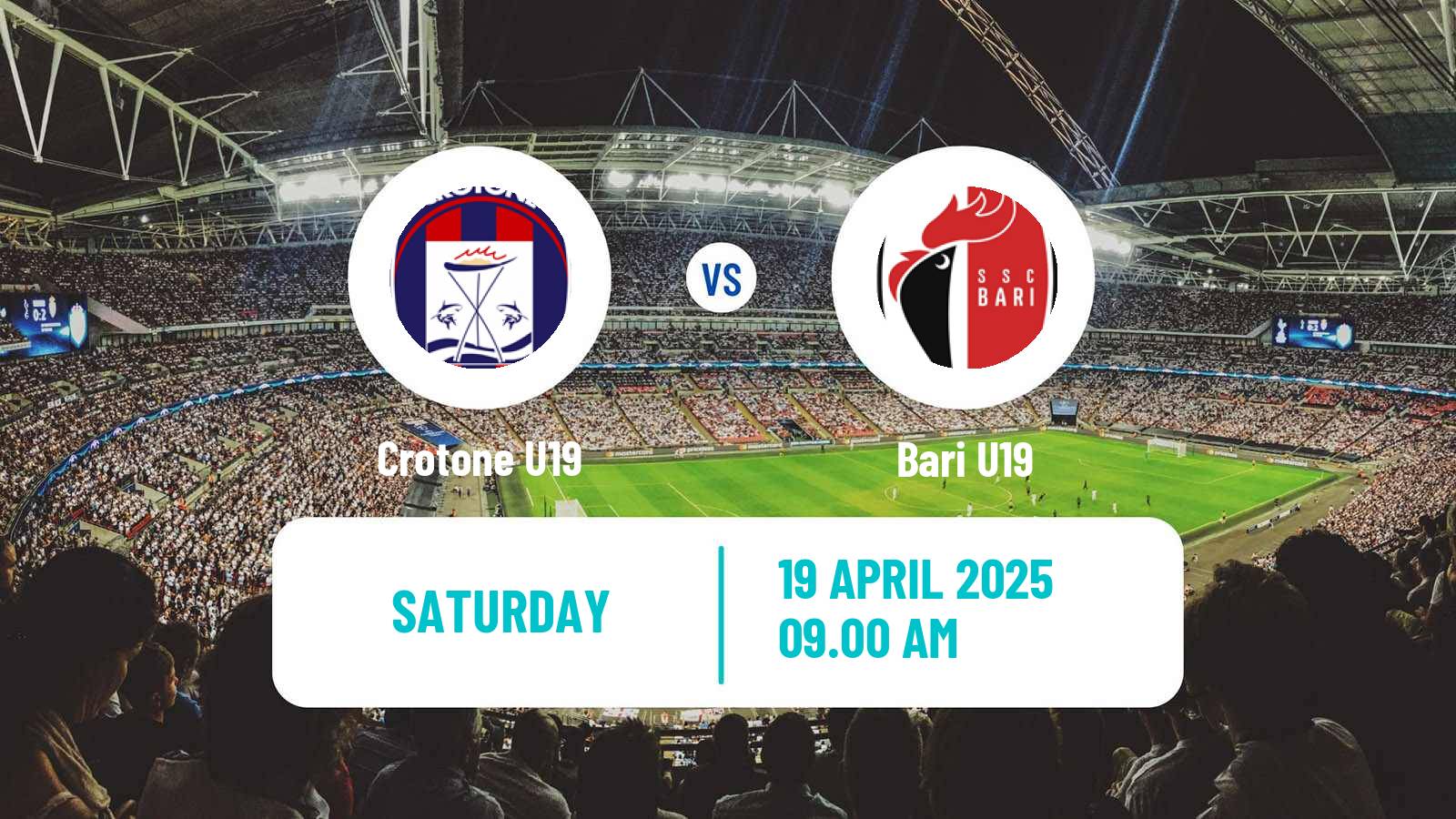 Soccer Italian Primavera 2 Crotone U19 - Bari U19