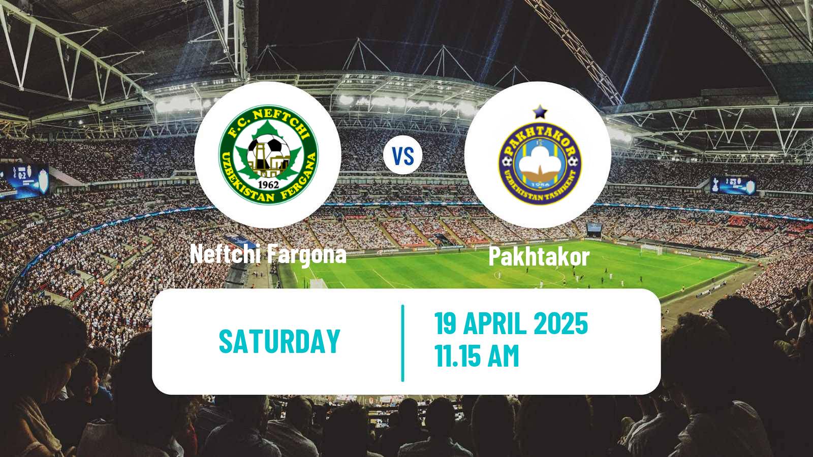 Soccer Uzbek League Neftchi Fargona - Pakhtakor