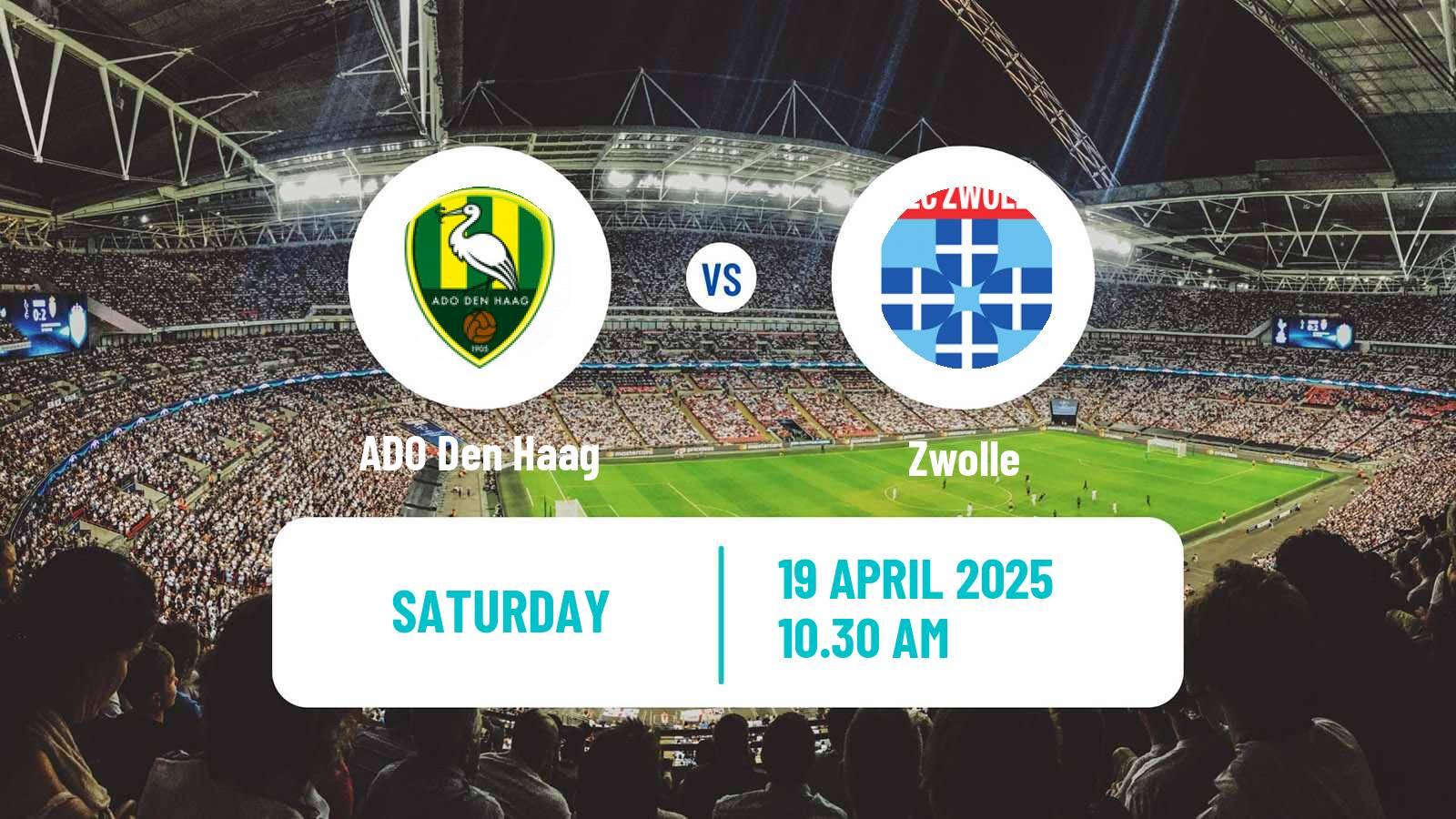 Soccer Dutch Eredivisie Women ADO Den Haag - Zwolle