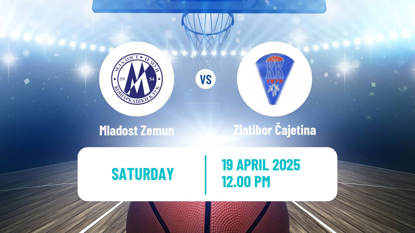 Basketball Serbian First League Basketball Mladost Zemun - Zlatibor Čajetina