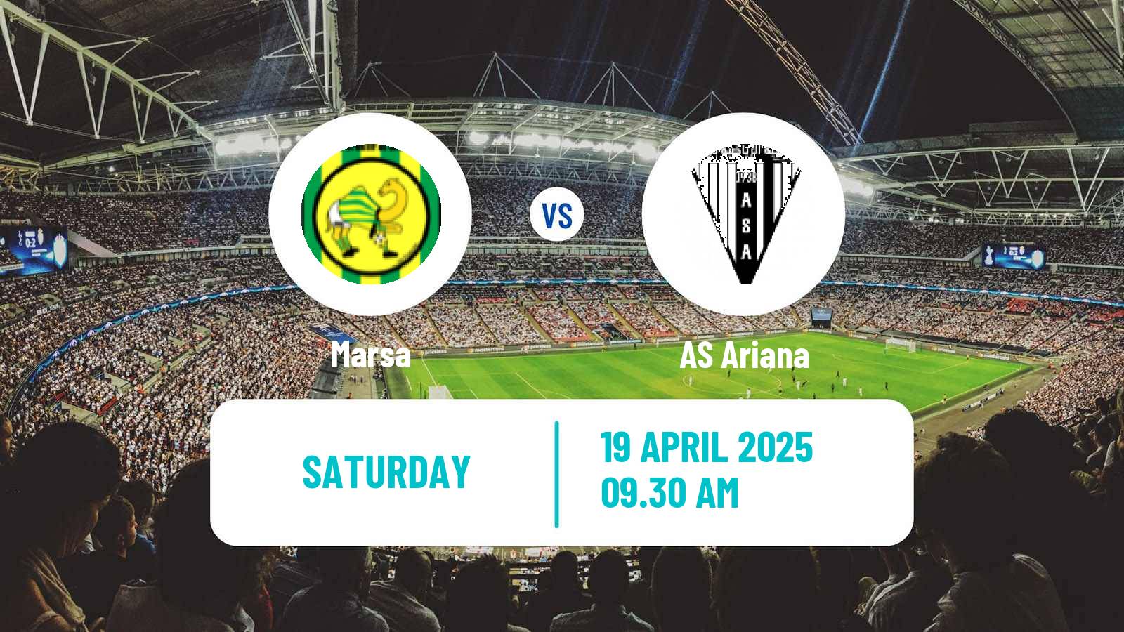 Soccer Tunisian Ligue 2 Marsa - Ariana