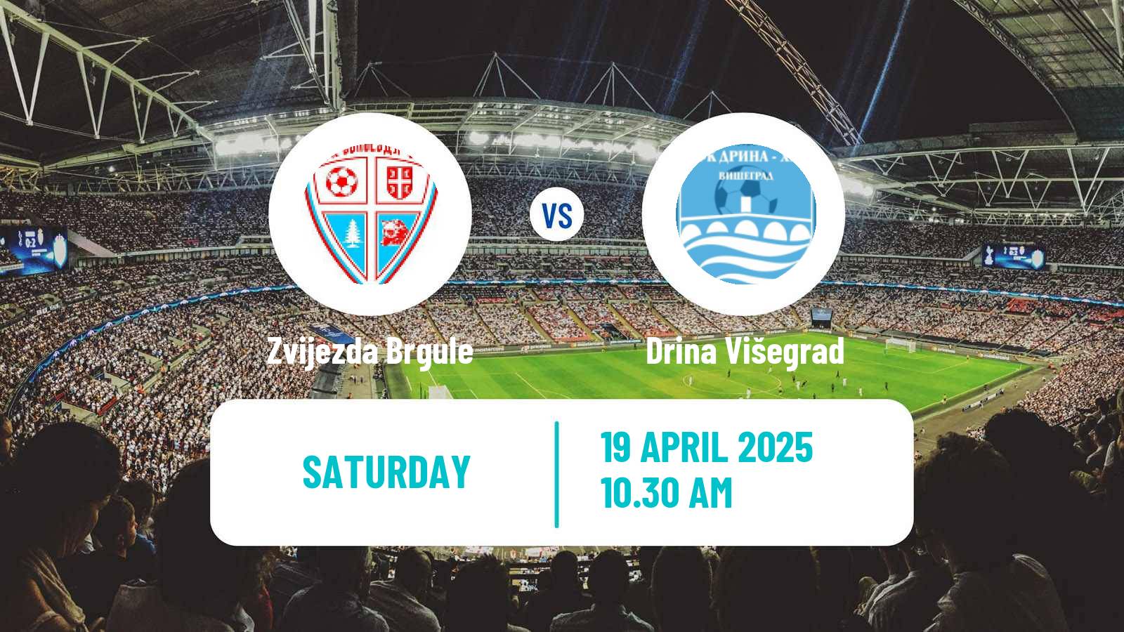 Soccer Bosnian Prva Liga RS Zvijezda Brgule - Drina Višegrad