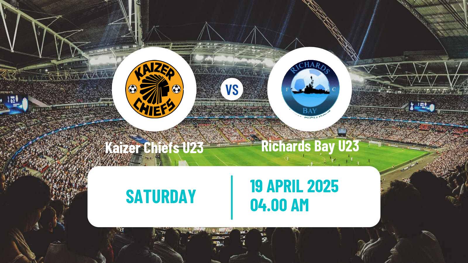 Soccer South African Diski Challenge Kaizer Chiefs U23 - Richards Bay U23