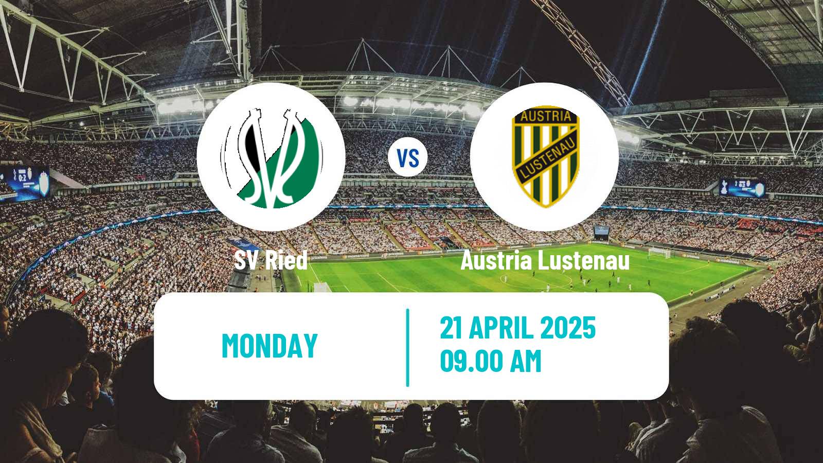 Soccer Austrian 2 Liga Ried - Austria Lustenau