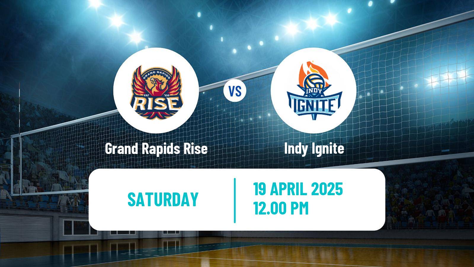 Volleyball PVF Women Grand Rapids Rise - Indy Ignite