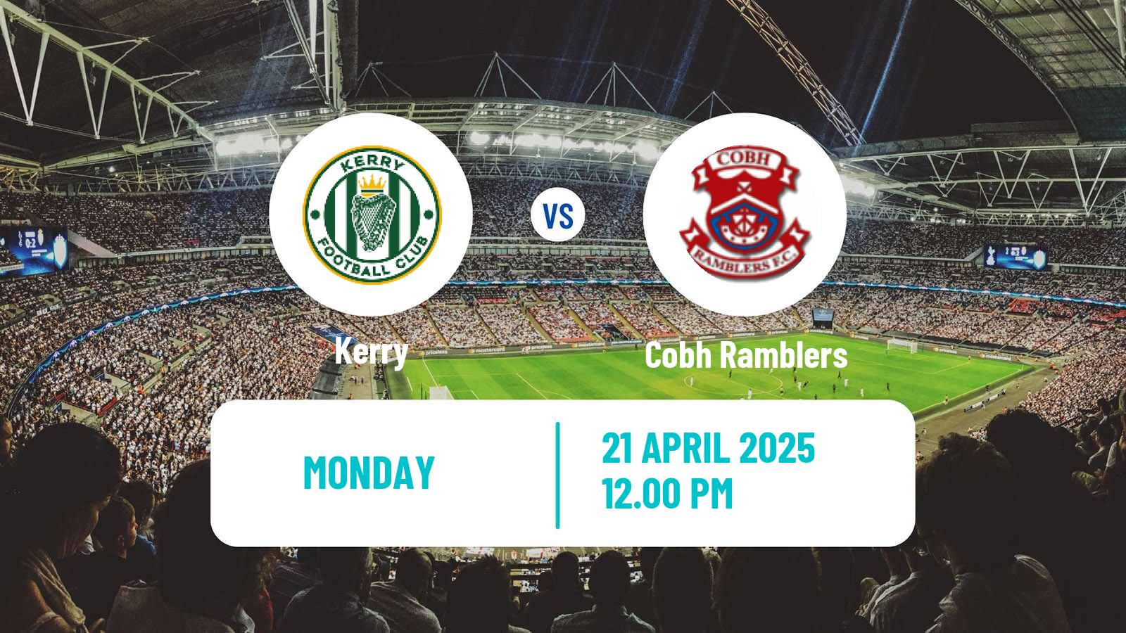Soccer Irish Division 1 Kerry - Cobh Ramblers