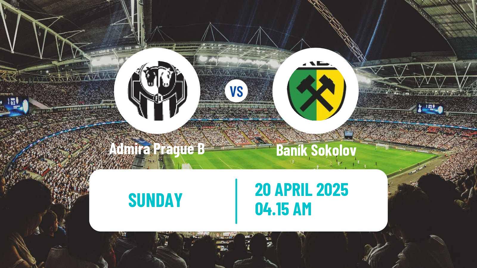 Soccer Czech Division B Admira Prague B - Baník Sokolov
